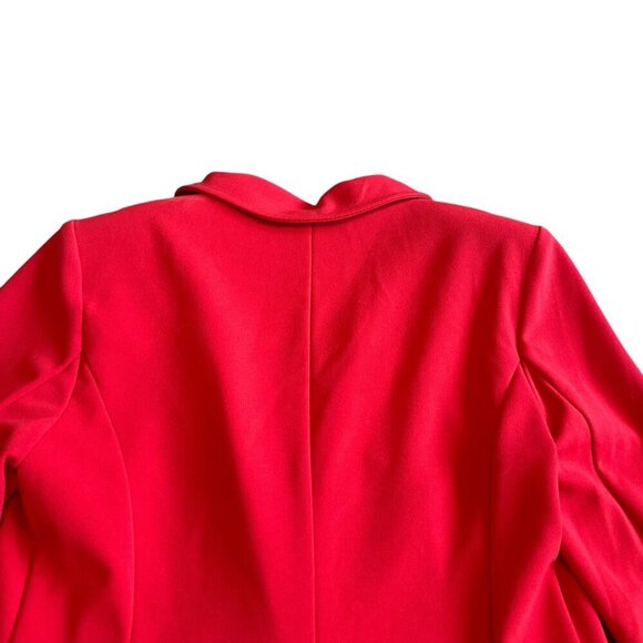 Rinascimento Giacca One-Button Closure Jacket Blazer Coral Red Medium Womens NWT - Picture 7 of 13